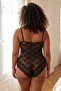 Siyah Dantel Sexy Fantezi Fitted Kapsız Body TBBSS26CS00004 - 4