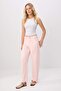 Pembe %100 Tencel Yüksek Bel Barrel Jeans TWOSS26JE00344 - 2