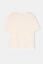 Wardrobe Essentials-Ekru Regular/Normal Kalıp Vatkalı Örme T-Shirt TWOSS26TS00005 - 7