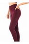Women's High Waist Scrunch Tights 7/8 Sports Tights Push up Seamless Bordo Fitness Tights - 7