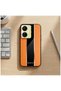 Vivo Y16 Compatible Case Premium Leather Case Orange - 4