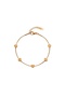 Non-Tarnish Steel Snake Chain Row Heart Bracelet - 2