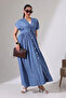Women's Denim-Jeans Tencel Gilet Dress