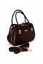 Clip-On 2-Zipper 3-Compartment Shoulder Crossbody Women's Bag - 3