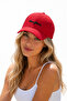 New York Embroidered Red Unisex Baseball Cap – Adjustable Sports Cap - 5