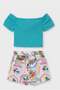 Girl youth 6293 top shorts set gkm0212 - 2