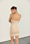 Spaghetti Strap Mini Dress Beige - 5