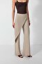 Asymmetrical Layered Flare Pants - 2