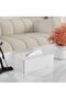 PU Leather Rectangle Tissue Box Holder for Bathroom Bedroom Living Room Office - 5