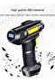 Portable Tire Inflator and Air Compressor,7.4V DC Air Pump for Car Tires,Digital Pressure Gauge,Emergency LED Light - 4
