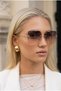 Brown Ultra Light Women's Sunglasses with Crystal Cut Glass 50 Ekartman