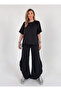Premium Slit Detailed Gathered Waist Pant Blouse Set