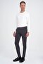 Slim Fit Side Pocket Straight Stretch Casual Anthracite Trousers P 1144 - 2