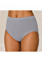 Yildiz Çamaşir 6-Pack Premium 100% Cotton Jacquard Heart Patterned High Waist Women's Bato Panties - 2