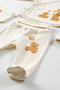 Fluffy Bear 4 Piece Unisex Baby Long Sleeve Cotton Bodysuit Set Newborn And Children Gift Set - 5
