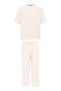 Basic oversize linen suit