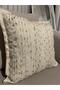 Natural Look Tasseled Cushion Cover-Cream - 3