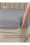 Fitted Sheet Set – 90x200 cm Single Size, 1 Sheet + 1 Pillowcase, 30 cm Deep Pocket - 5