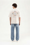 Men's Floral Embroidered Oversize T-Shirt Space Gray - 5