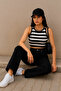 Women's Comfort Black Palazzo Jeans - 4