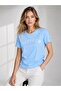 Varsity Chest Embroidered Regular Fit Women's T-Shirt - 5
