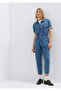 Doria Iconic Shaded Indigo Blue Jean Jumpsuit 101265-A1577 - 3