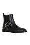 Black Leather Women's Heeled Boots 33Wb20025 - 2