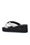 Silver Sand Glitter Women's Wedge Heeled Slippers 26Wt230064 - 5