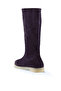 Purple Suede Women's Flat Boots 01Wt3306 - 4