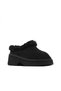 Black Suede Women's Low Heel Slippers 05Ag700 - 2