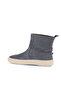 Gray Nubuck Women's Flat Boots 01Wd2601 - 4