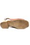 26020305Y Short Square Heel Leather Women's Sandals with Buckle - 6