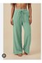 Women's Muslin Trousers Wide Leg Summer Casual Pants