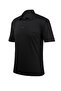 Men's Shirt Collar Cotton Mercerized Buttoned Pocket Black T-Shirt Classic Fit - 4910 - 4