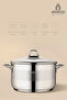 Saphi̇re Saphi̇re 16X09 Deep Pot Steel Lid - 2