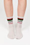 Unisex 2-Piece Embroidered Logo Socks - Old-Timey - 4