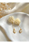 Flower Pearl Earrings - 3