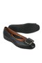 , Women's Genuine Leather Comfort Ballerinas 1611050Z2221 Black - 6