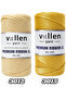 Premium 200Gr/4Mm Polyester Ribbon Rope, Macrame Rope, Bag Rope, Hobby Rope, Supla Rope, Ecru - 6