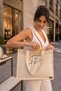 Shoulder Bag Fabric Elephant Embroidered - 3