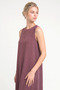 Crew Neck Sleeveless Relaxed Fit Maxi Dress - 2