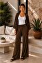 Women's Wrapped Kimono Trousers Set