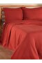 Double Tile Color Knitted Pattern Bedspread & Pique Set 220X240 cm – 2 Pillowcases, Modern Stylish Design - 3