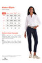 Women's Slim Fit Slim Fit Long Sleeve Cotton Body Fitting Textured White Basic Shirt - 3