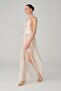 Vegan Silk Satin Six-Piece Bridal Dowry Set - Lx.26163 Ivory - 2