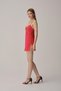 Vegan Silk Satin Women's Nightgown and Robe Set - Lx.25222 Scarlet - 4