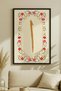 Elegant Line Art "Elif" Written Single Wooden Painting - Black Wooden Framed Home and Business Painting - 2