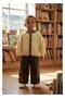 Velvet Children's Trousers with Teddy Bear Detail - 5