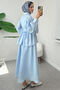 Modal Skirt Suit 2371 - Baby Blue - 4