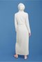 Strip Detail Crepe Dress 41776 - 3